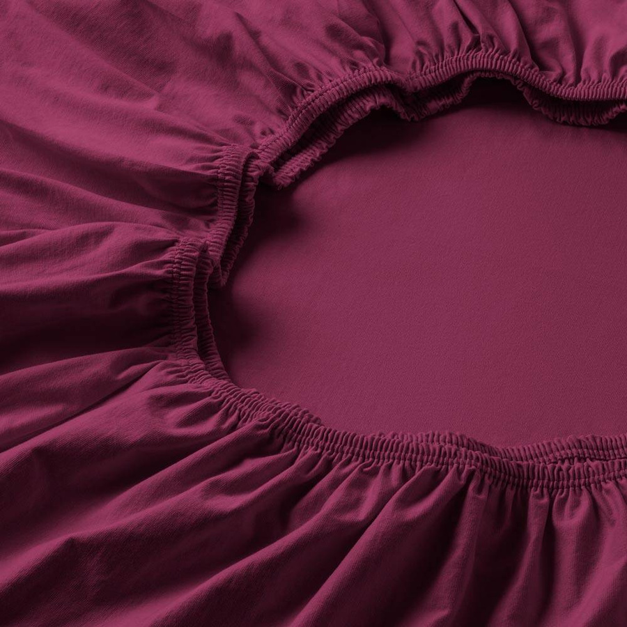 Prześcieradło 150x200 cm zwirn-jersey fuksja 690