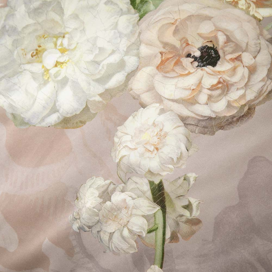 Pościel satyna mako 160x200 2x70x80 Estella Danika beżowa