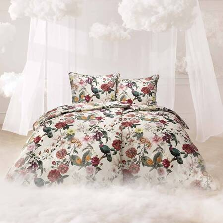 Pościel satyna mako 160x200 2x70x80 Estella Patricia multikolorowa