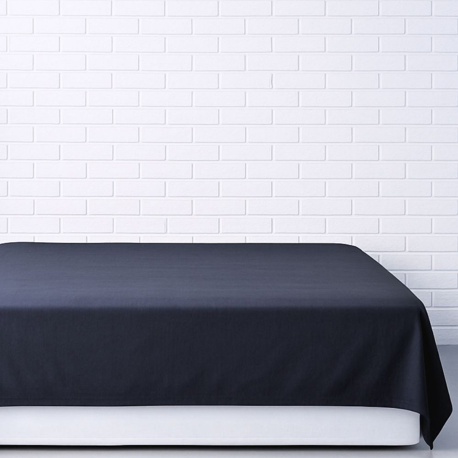 Prześcieradło 200/290 cm Satyna łupkowy 905