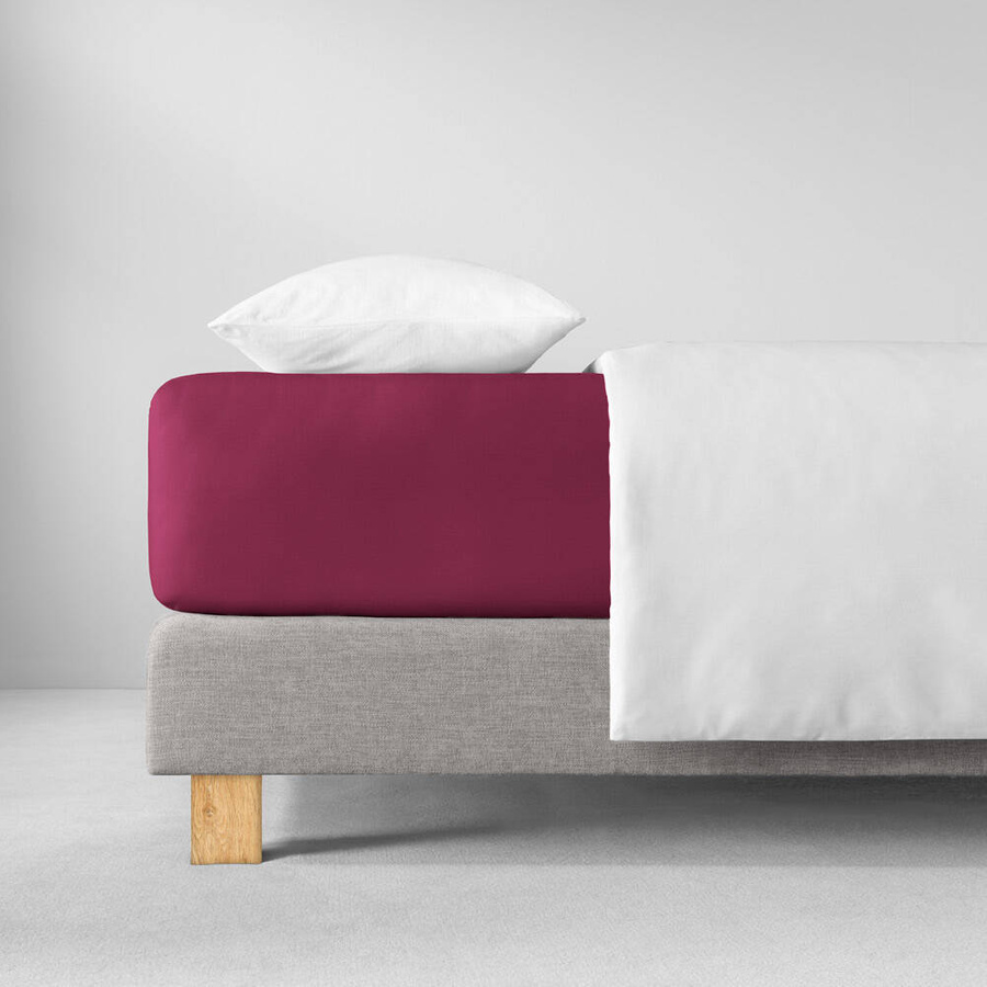 Prześcieradło 150x200 cm zwirn-jersey fuksja 690