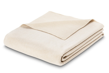 Koc 160x200 cm Trevi kość słoniowa 110