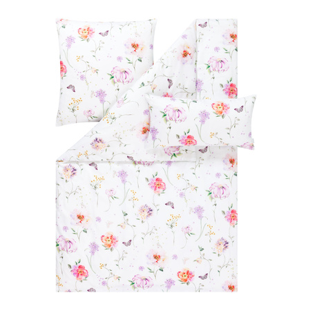 Pościel 160x200 2x70x80 2x40x40 1030/985 Satyna de lux Aluna