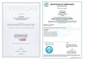 PODUSZKA PÓŁPUCHOWA STANDARD 50x70 NISKA ECRU