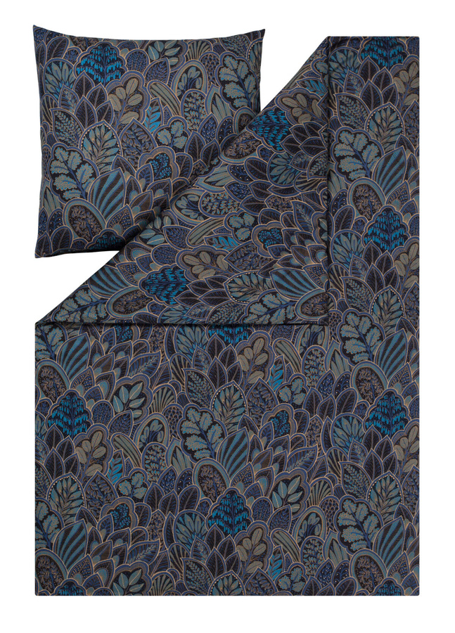 Pościel 160x200 2x70x80 6894 nocny błękit 625 Balduin