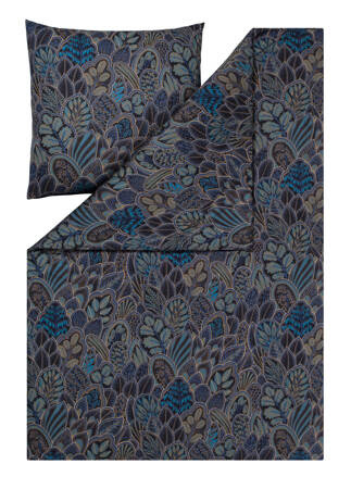 Pościel 160x200 2x70x80 6894 nocny błękit 625 Balduin